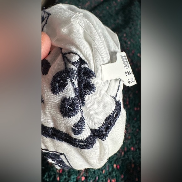 ‼️RARE‼️🎸ANTHRO🎸🔥NWT🔥Fabric Knotted Embroidered Headband - Picture 4 of 8